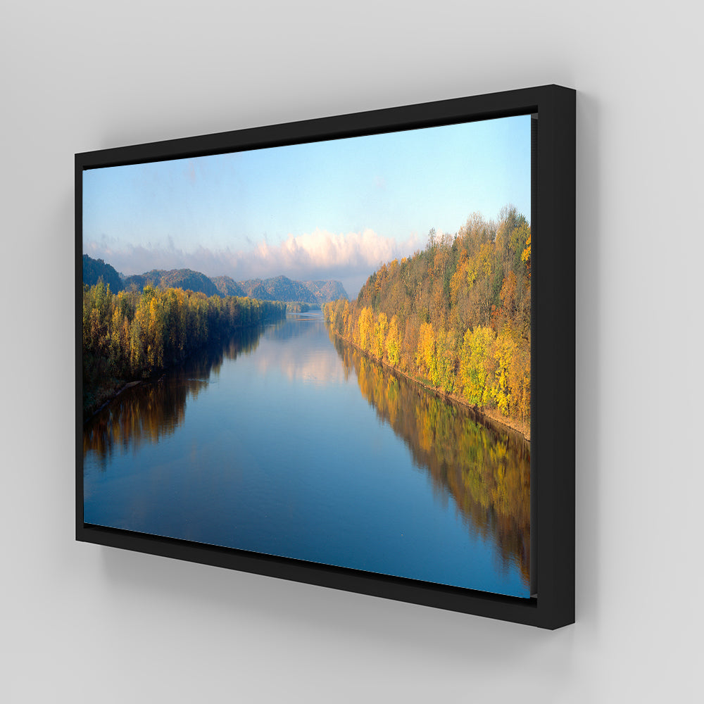 Exquisite Wisconsin River Wall Art - Handmade with Sustainable Pine