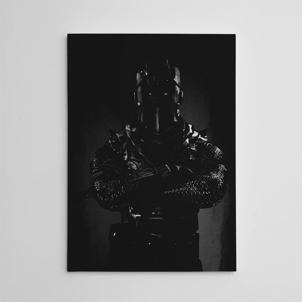 Stunning Knight Character Wall Art by Andy Brackpool