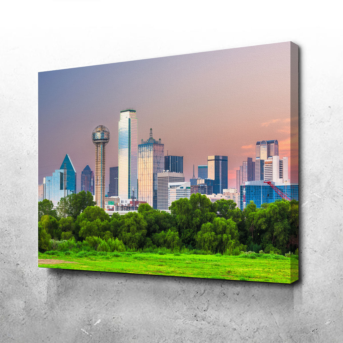 Gorgeous Dallas Skyline Wall Art for Stunning Home Decor