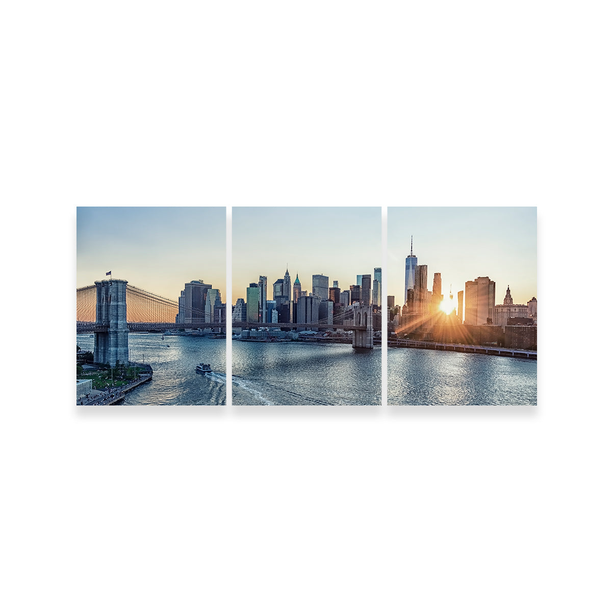 Stunning Sunset In New York Wall Art for Home Decor