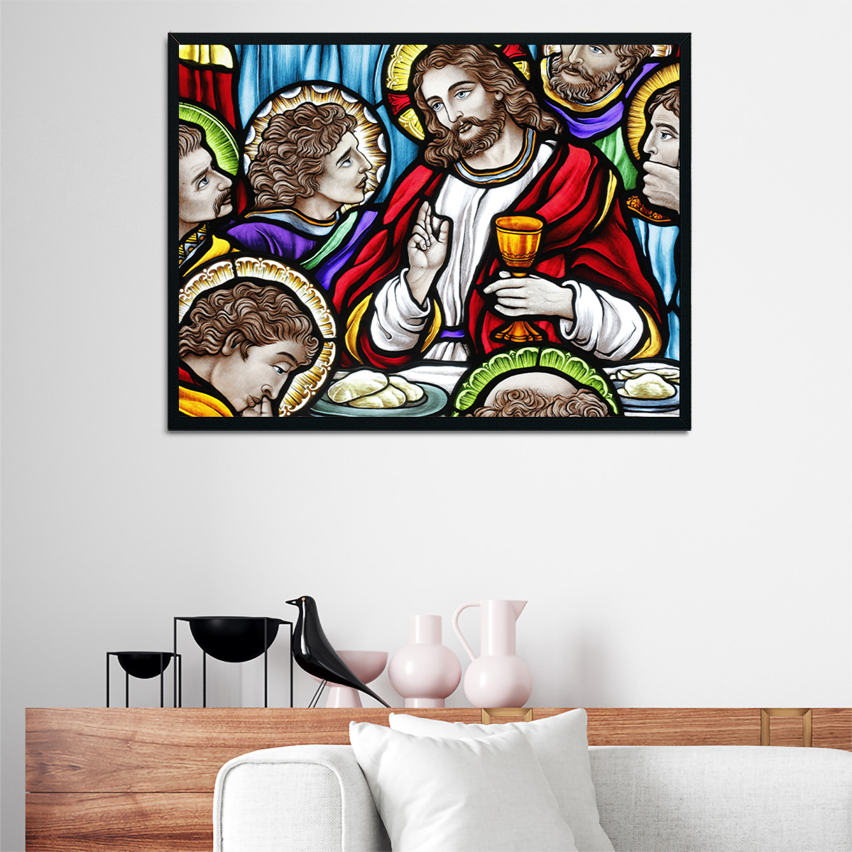 Exquisite Last Supper Canvas Print