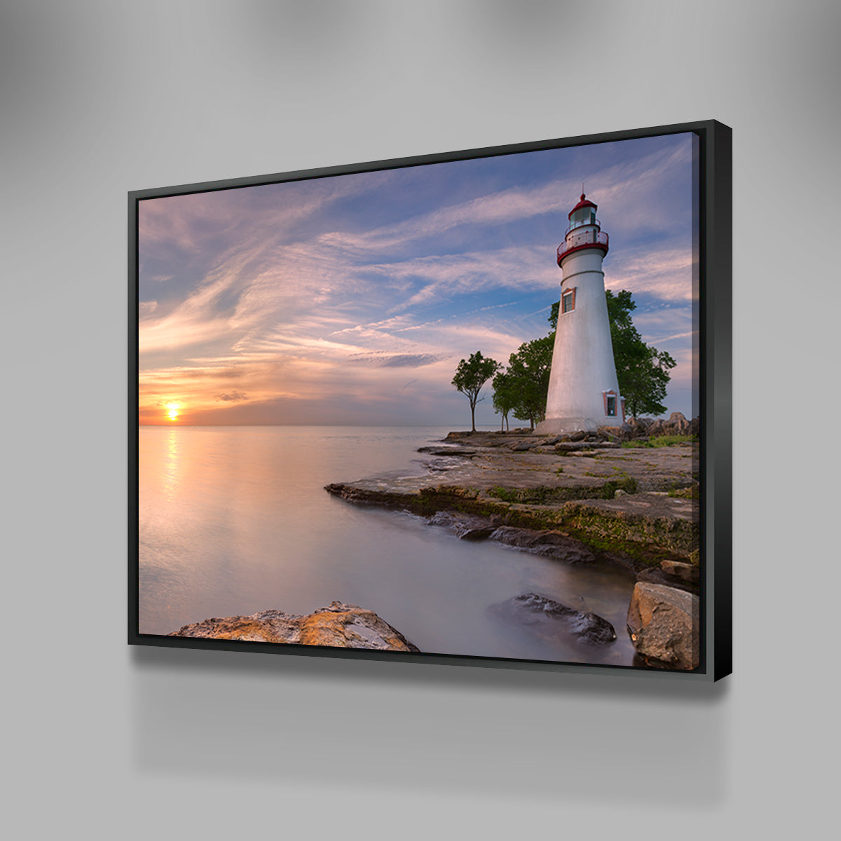 Gorgeous Marblehead Lighthouse on Lake Erie Wall Art for Stunning Decor