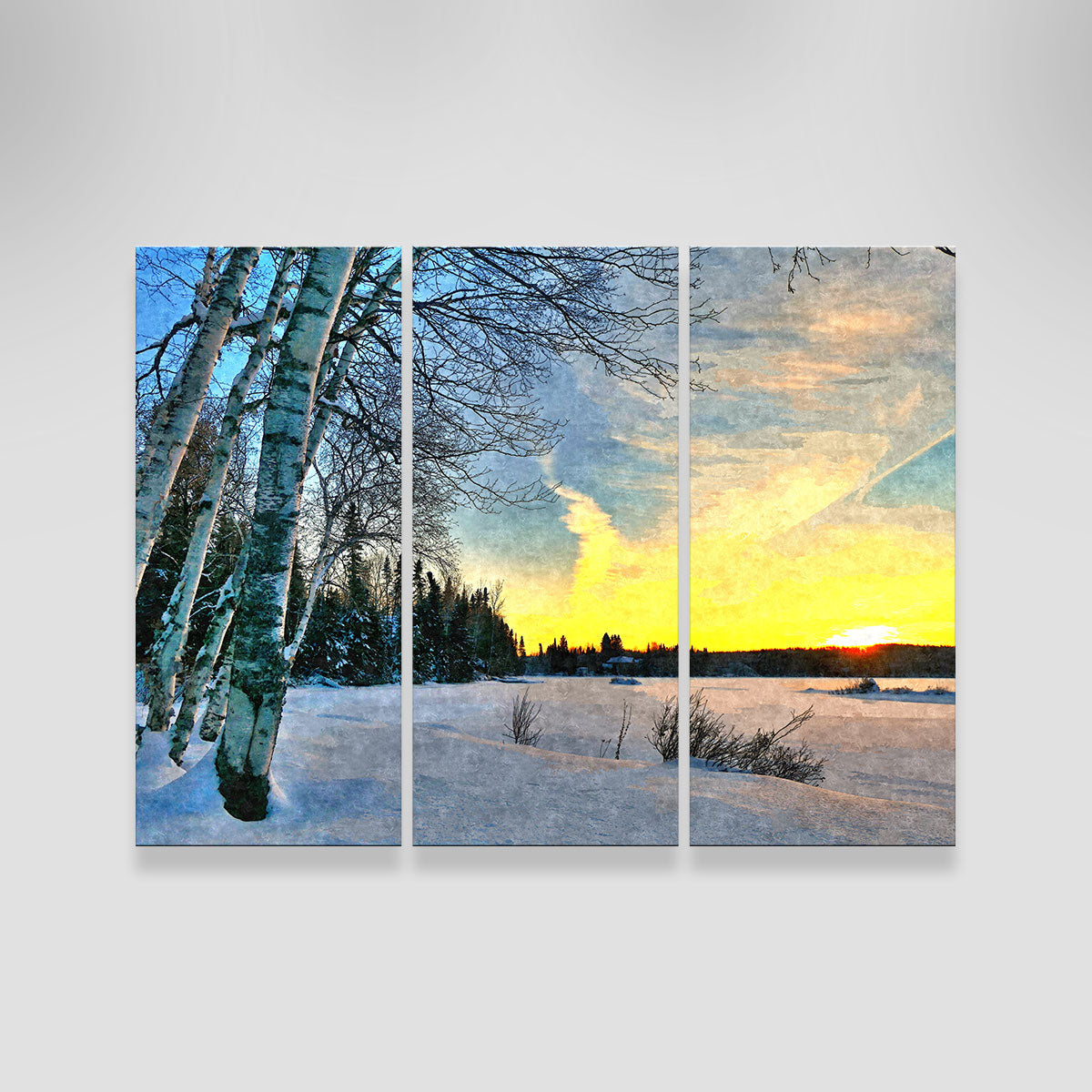 Denise Dundon's End Of A Winter's Day Stunning Wall Art
