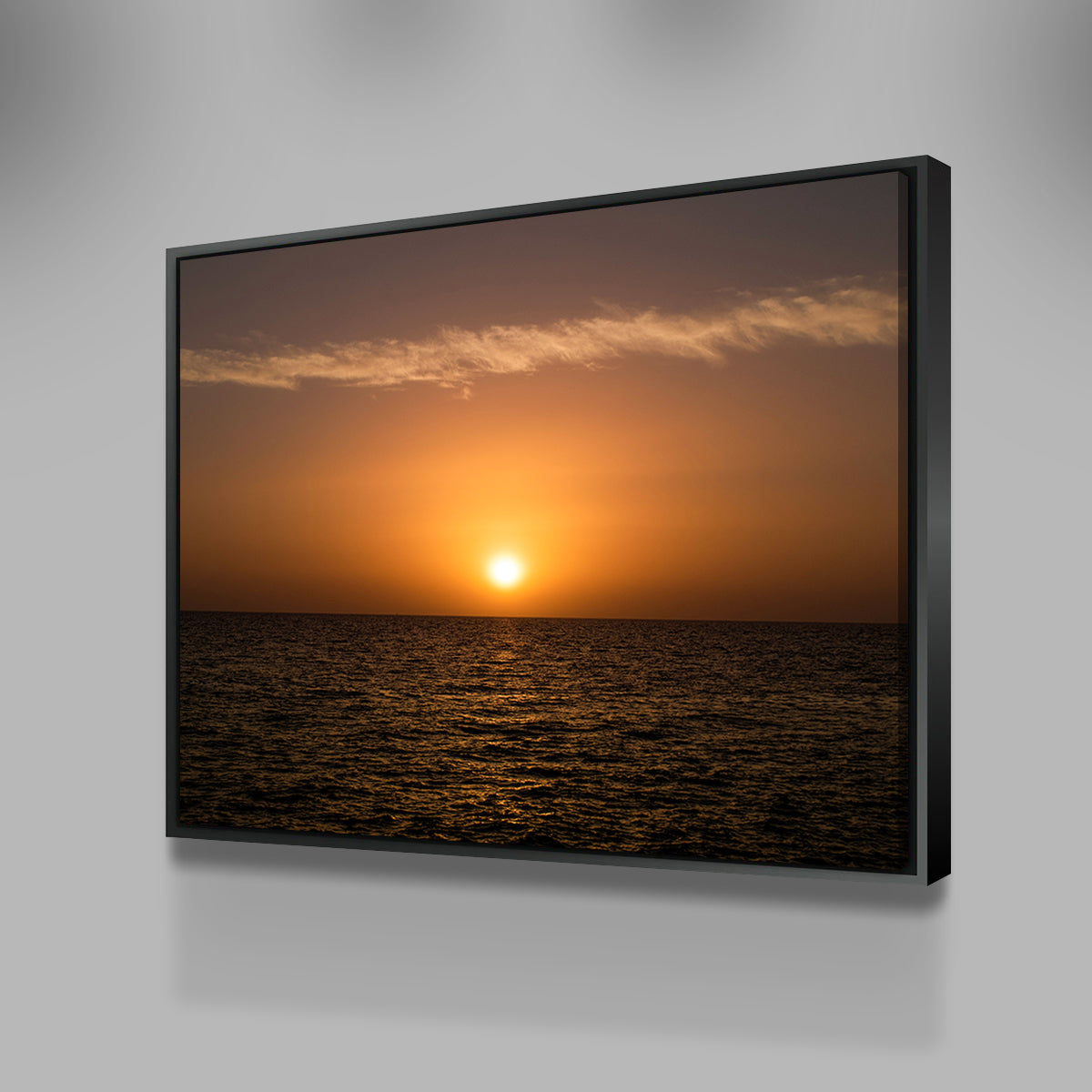 Stunning Marina di Pisa Sunset 2 Wall Art by George Sorin