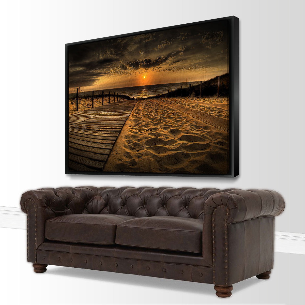 Gorgeous Sunset Beach Wall Art for Stunning Home Decor
