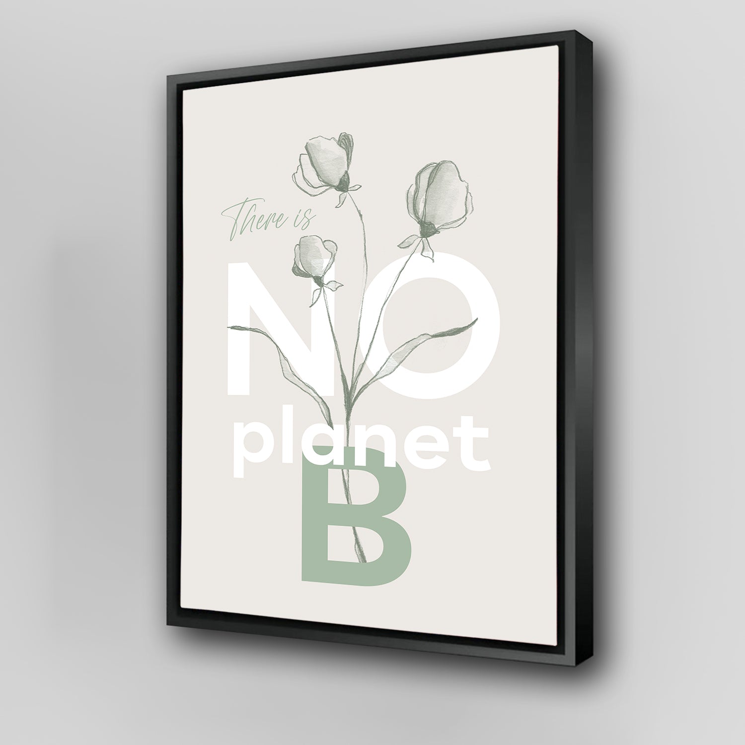 Eco-Friendly 'There Is No Planet B' Wall Art by Melanie Viola