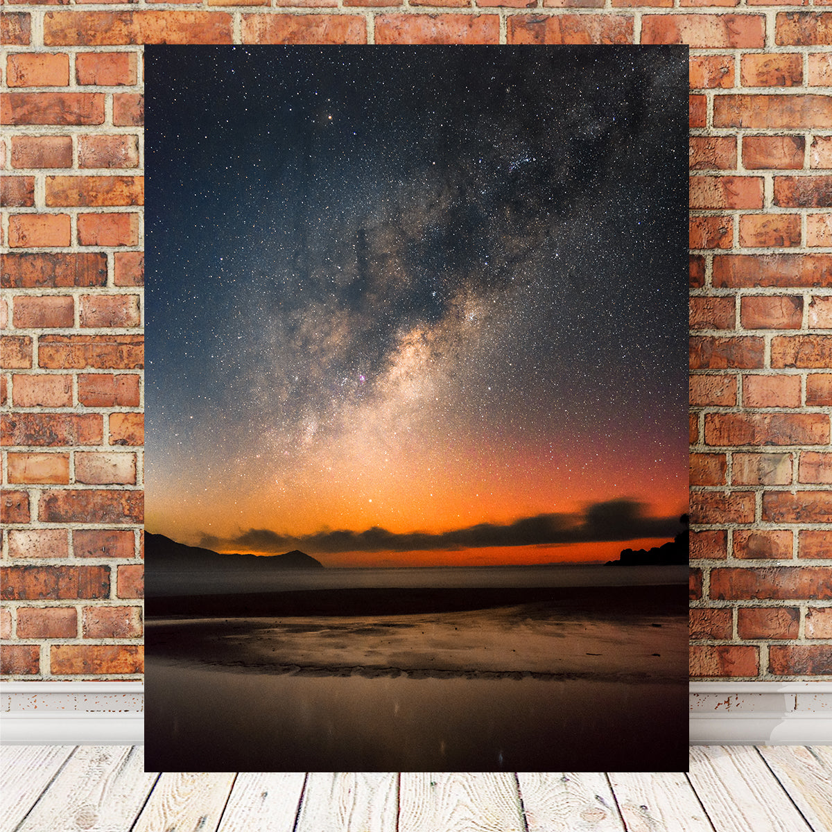 Exquisite The Sea & Milky Way Wall Art by Sofia Leite Fonseca