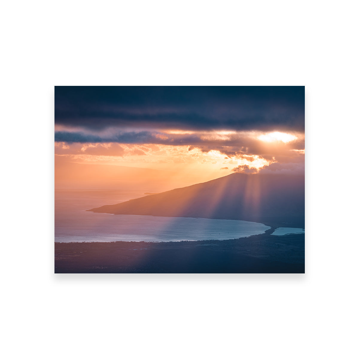 Exquisite Maui Sun Rays Wall Art by Lucas Moore