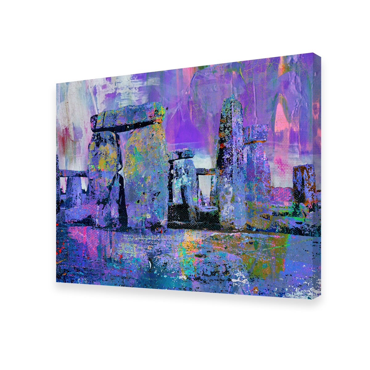 Exquisite Stonehenge Abstract Wall Art by Stephen Chambers