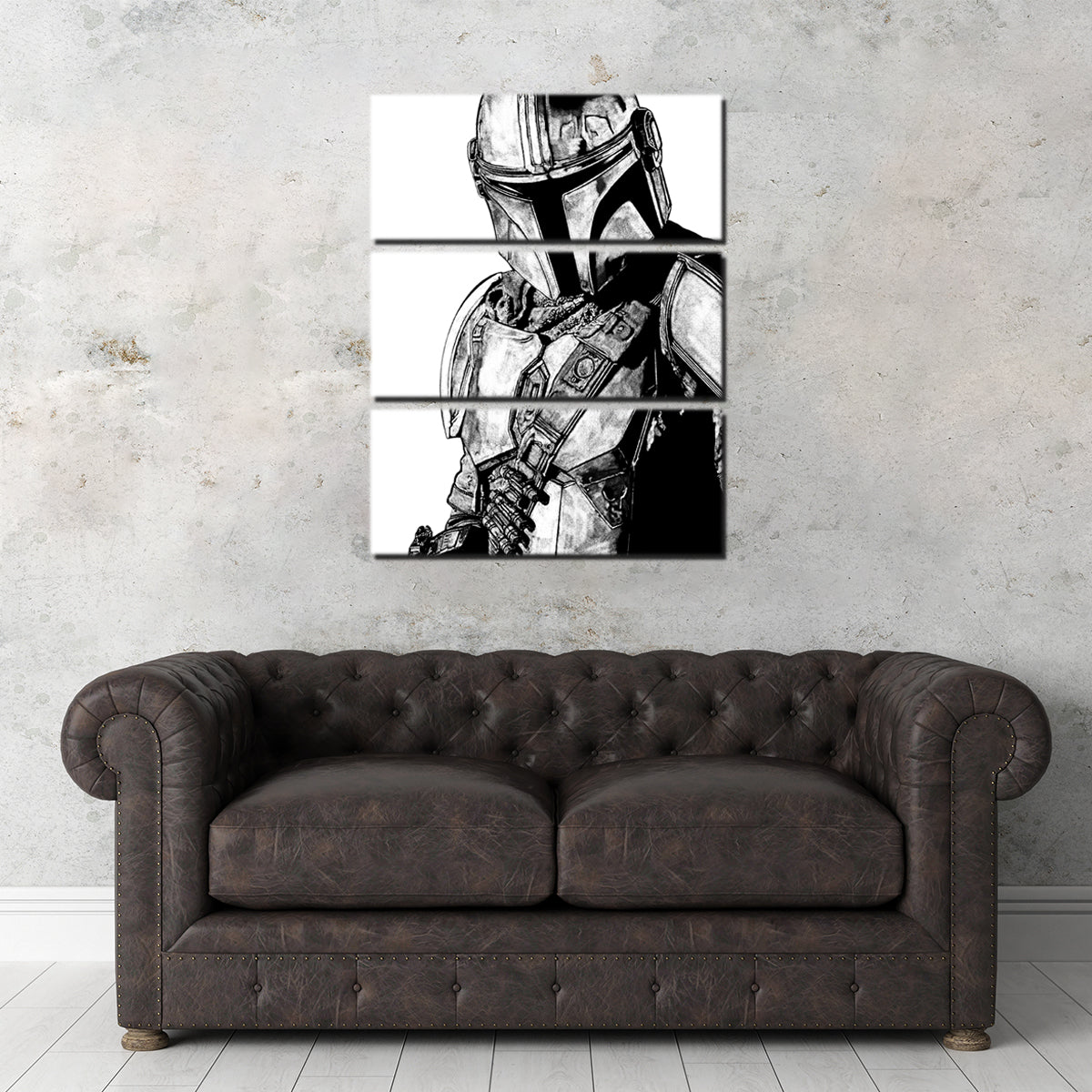 Exquisite Mando Wall Art by JPS Darko Art