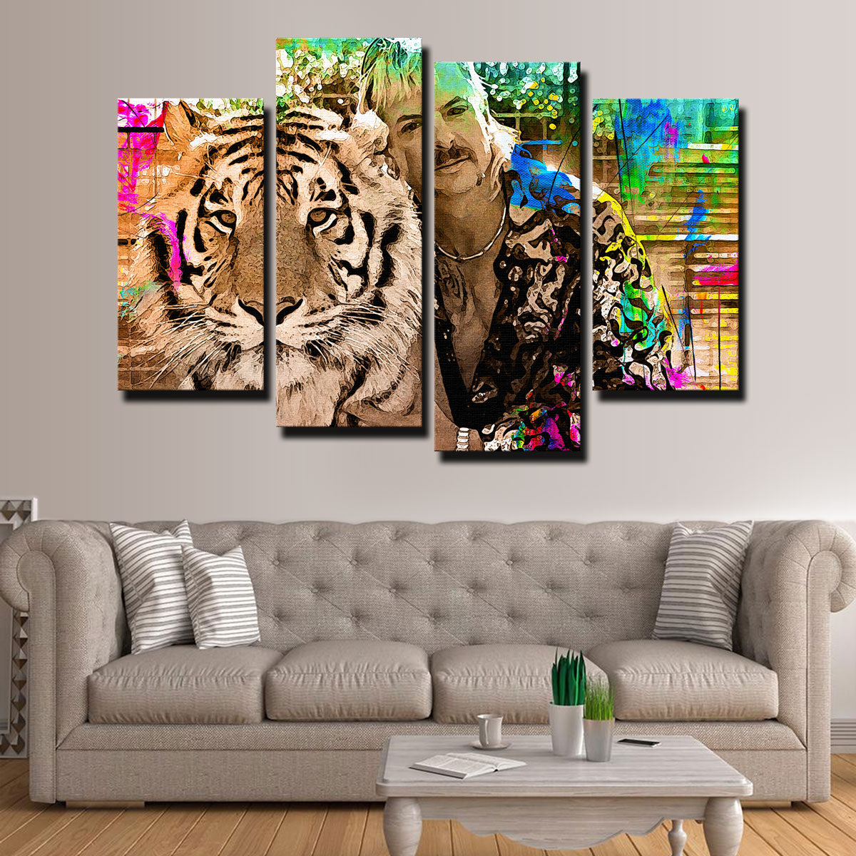 Stunning Tiger King Wall Art for Home Decor