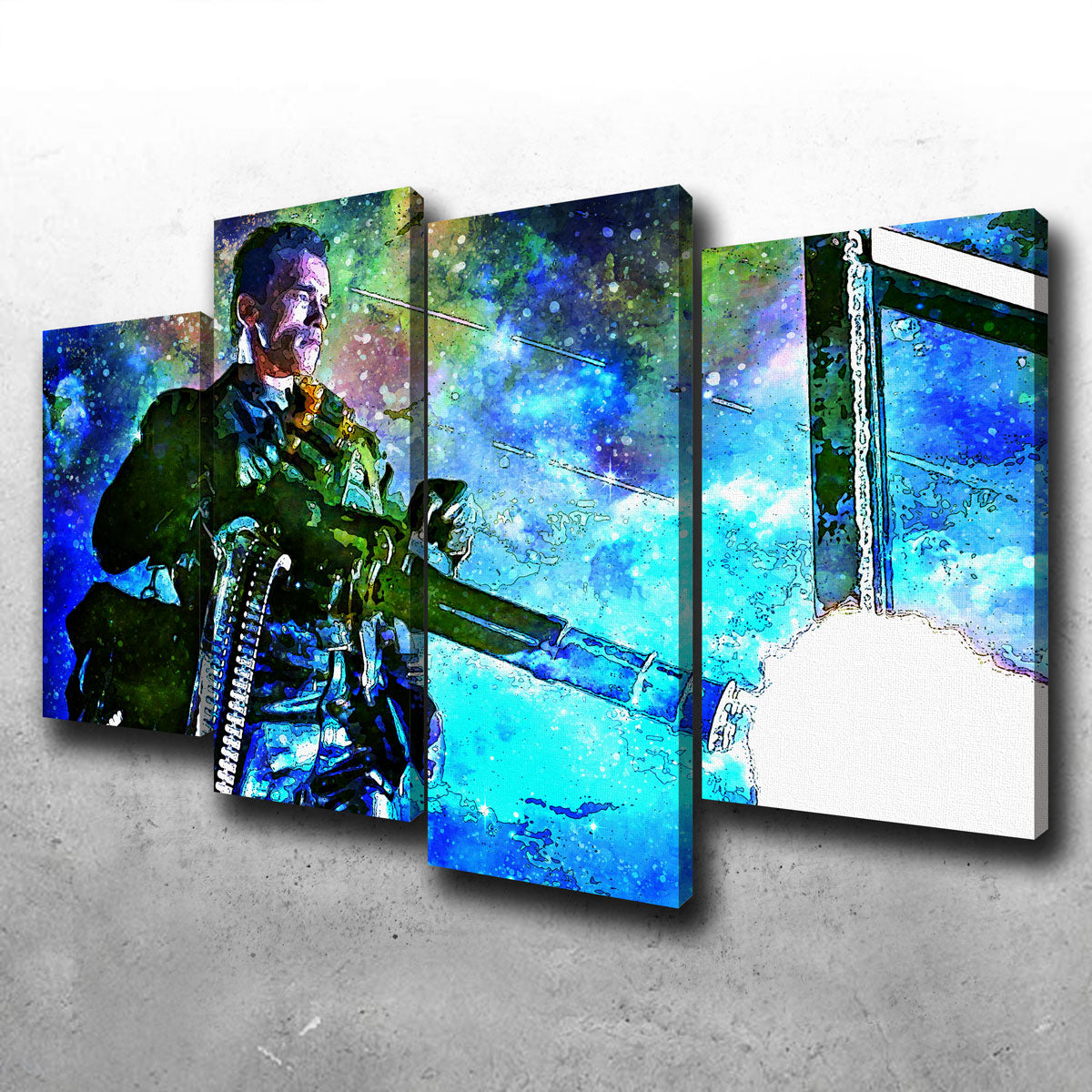 Exquisite T2 Wall Art - Sustainable Pine Wood Framed Canvas