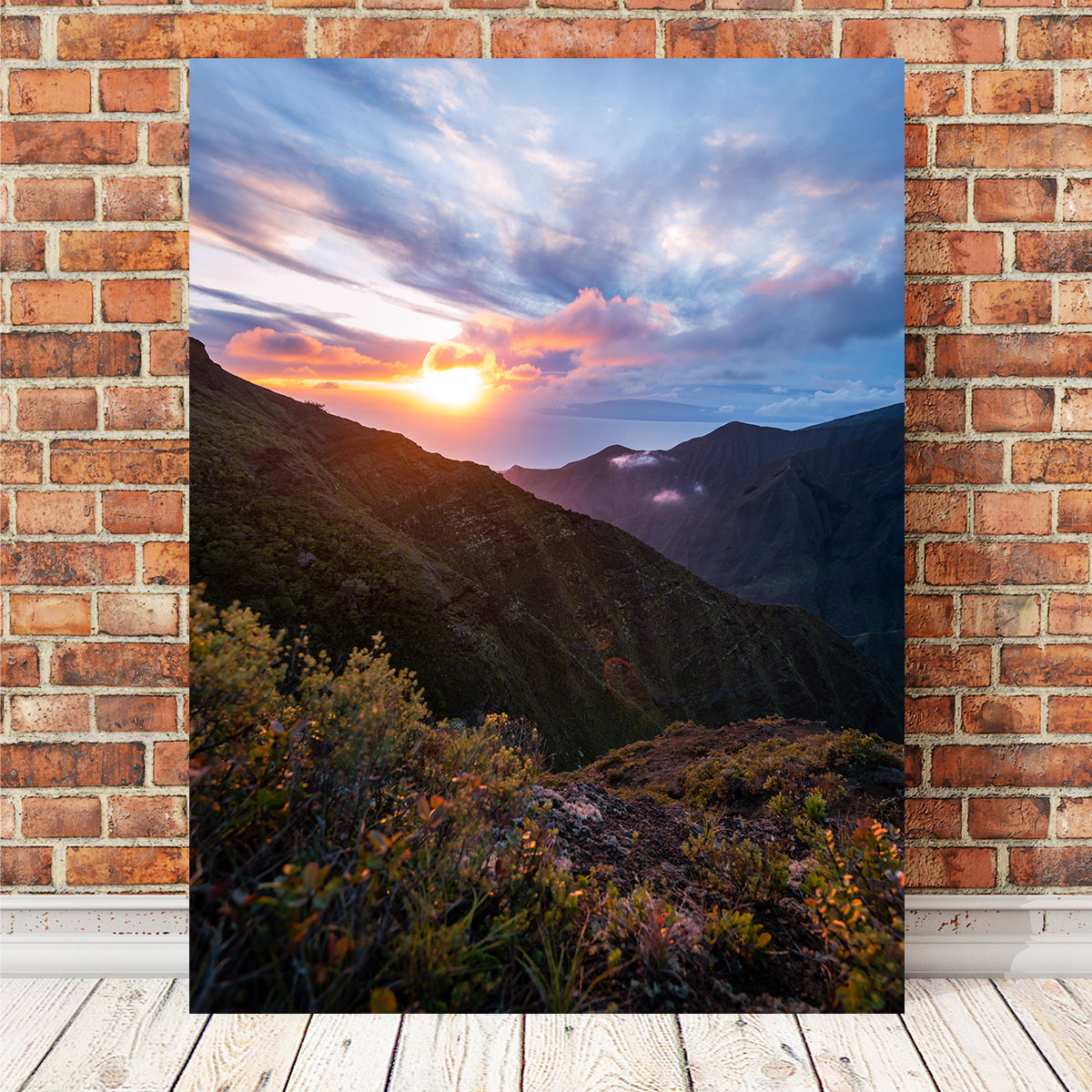 Stunning Sunset Ridge Wall Art by Lucas Moore