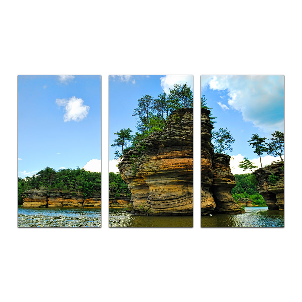 Exquisite Wisconsin Dells Sandstone Formation Wall Art for Stunning Home Decor