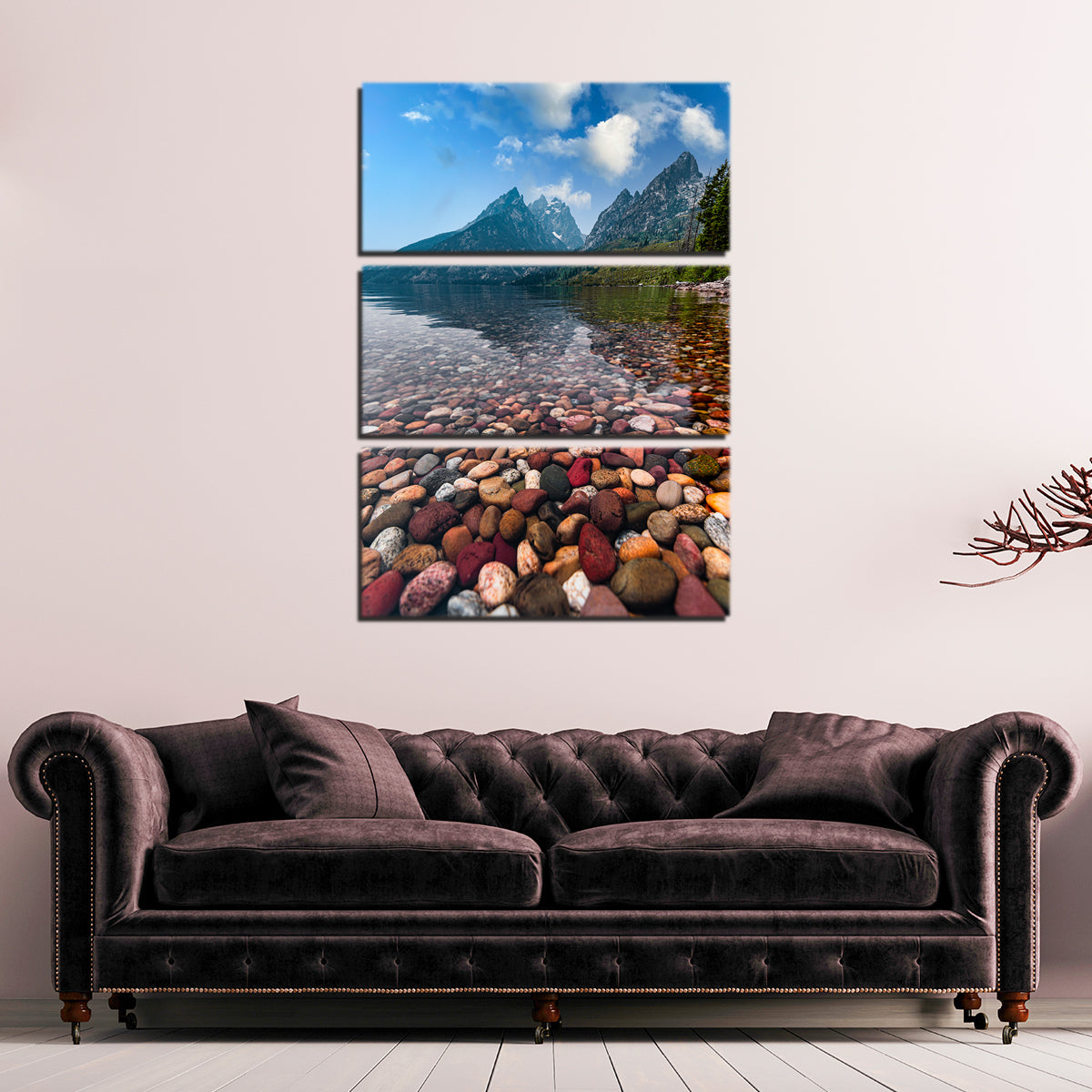 Stunning Colored Pebbles Wall Art by Lucas Moore