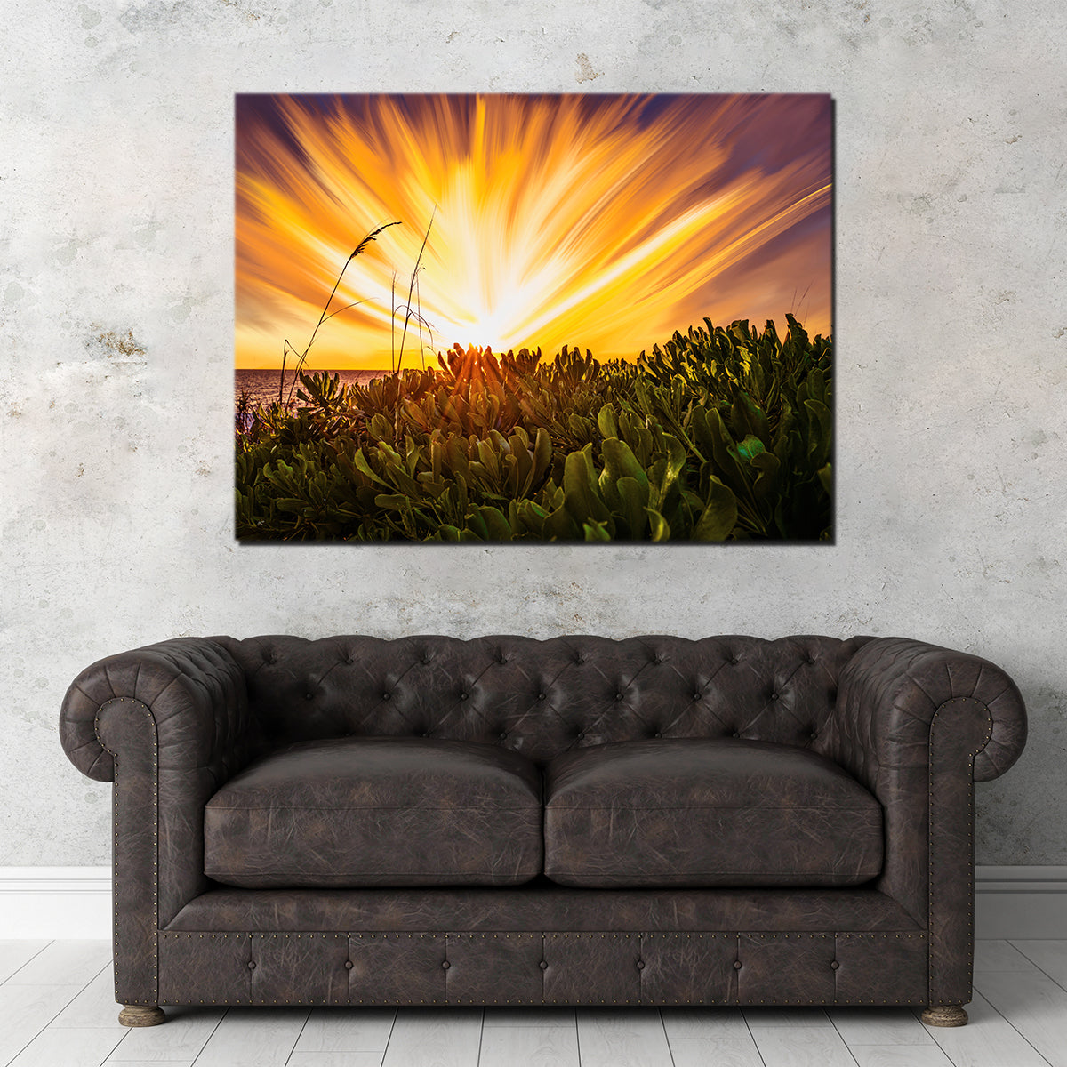 Stunning Exploding Sunset Wall Art by Eileen Rollin