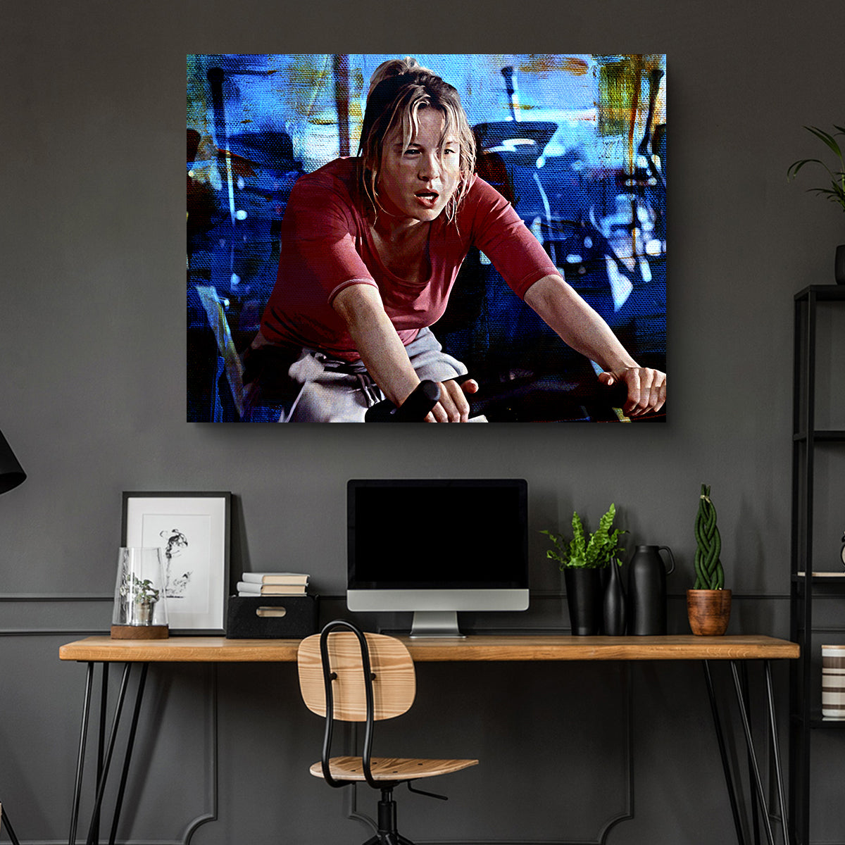 Bridget Jones Workout Inspiring Wall Art for Fitness Enthusiasts