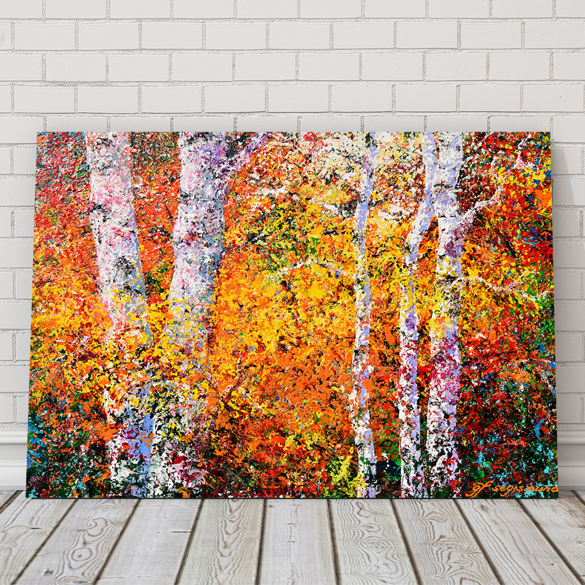 Vibrant Strength Amongst Colors Wall Art - A Stunning Decor Piece