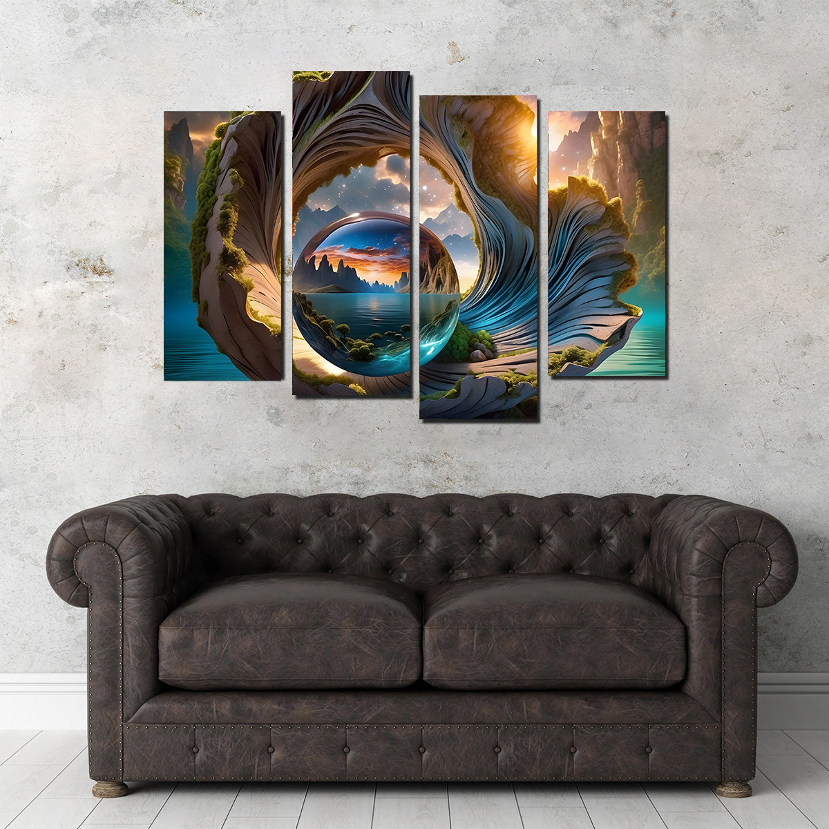 The Enchanting and Timeless Allure of Nature's Seashells Wall Art