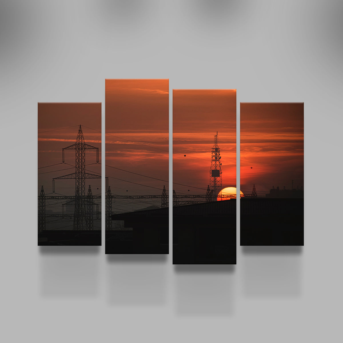Stunning Bucharest Sunset 2 Wall Art for Your Home Decor