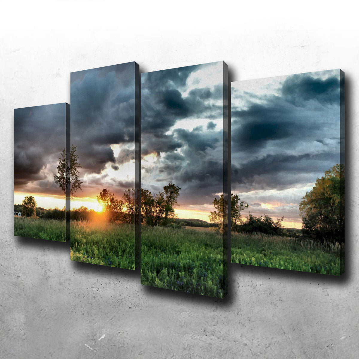 Exquisite Field & Sunset Wall Art for Stunning Home Decor