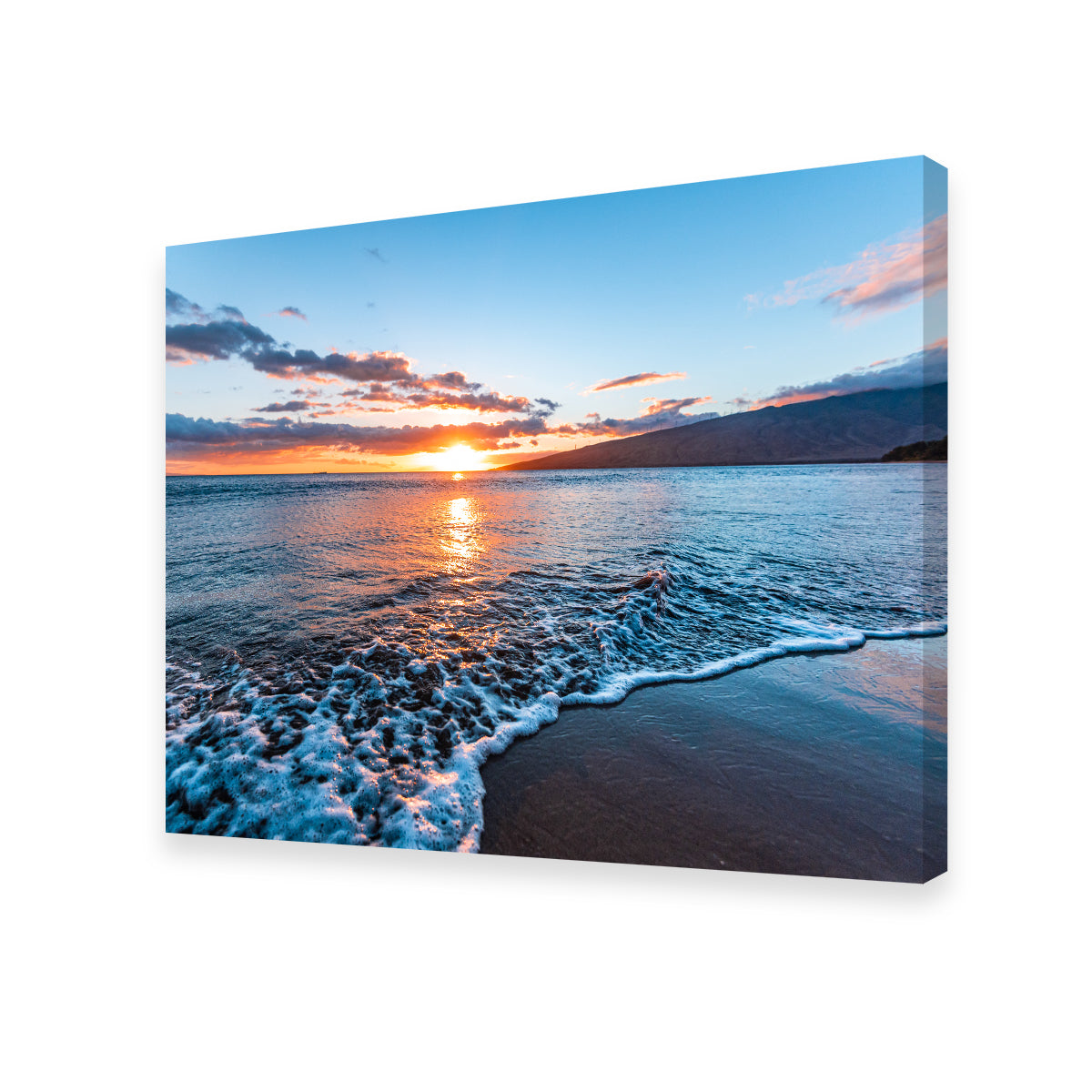 Stunning Maui Beach Sunset Wall Art by Lucas Moore