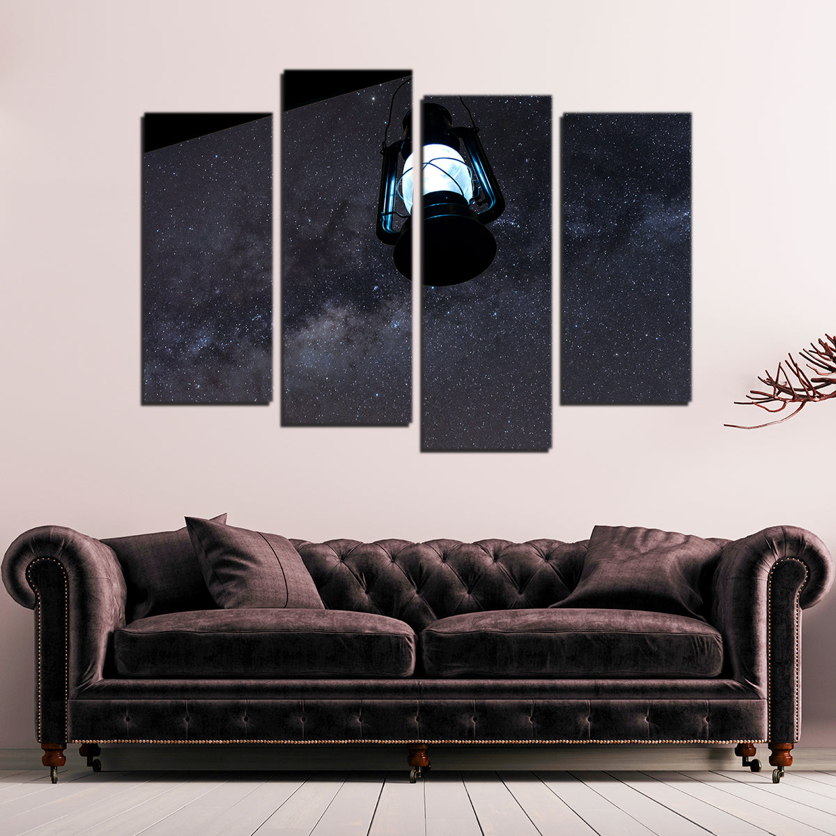 Exquisite Lamp and Sky Wall Art by Sofia Leite Fonseca