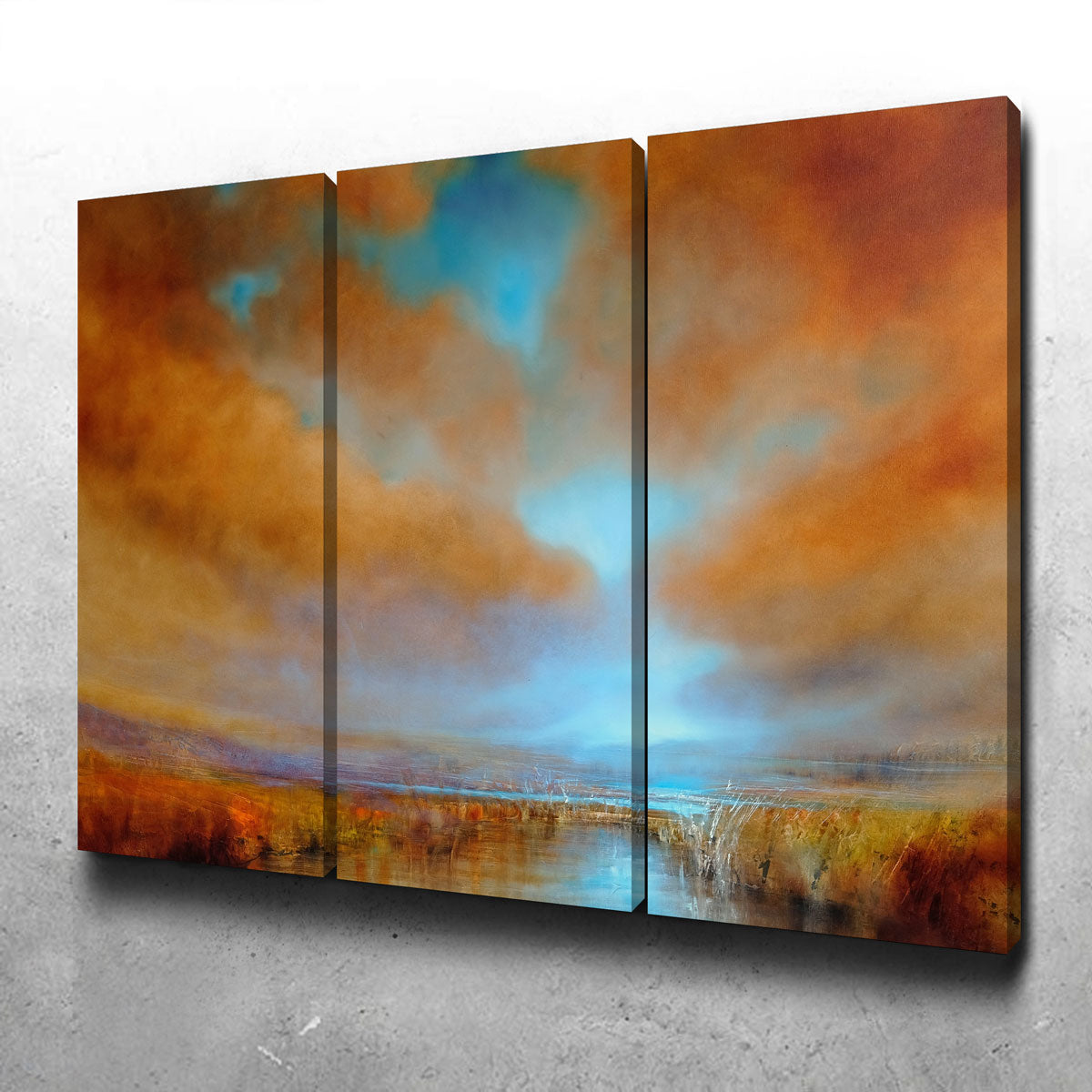 Farben Des Lichts Wall Art - Stunning Sustainable Pine Wood Framed Canvas Prints