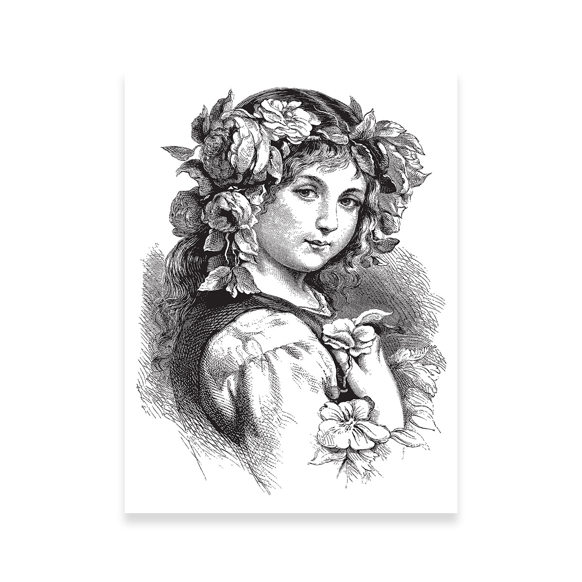 Charming Vintage Girl Wall Art for Stunning Decor