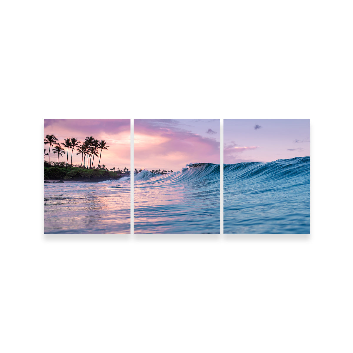 Gorgeous Sunrise Waves Wall Art by Lucas Moore