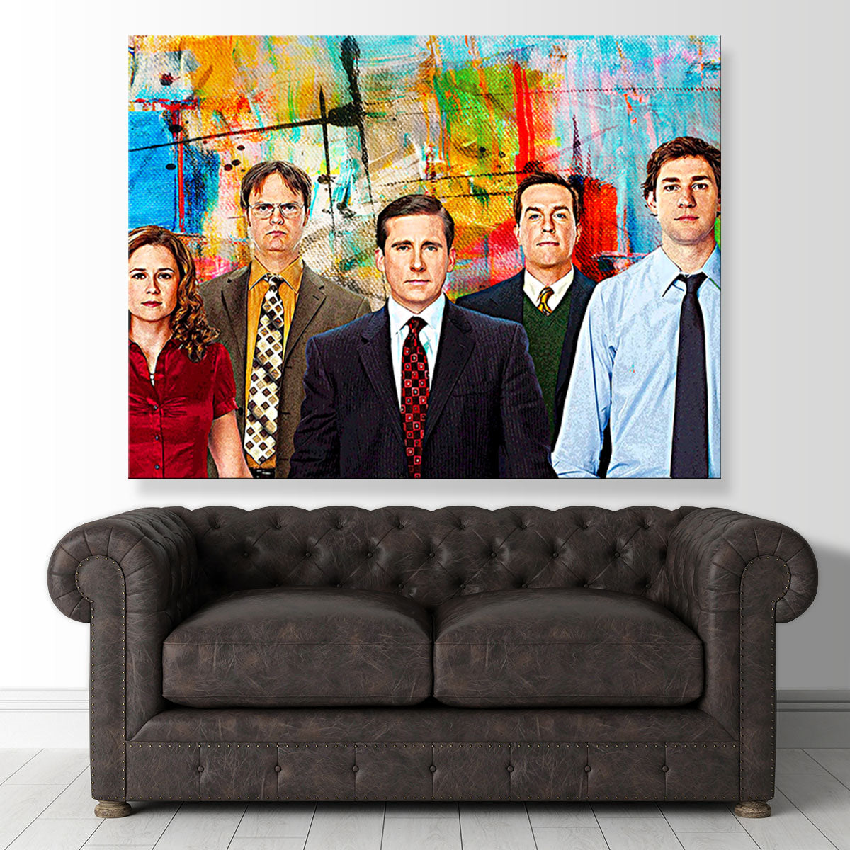Exquisite The Office Wall Art - Sustainable Pine Wood Framed Museum Quality Canvas