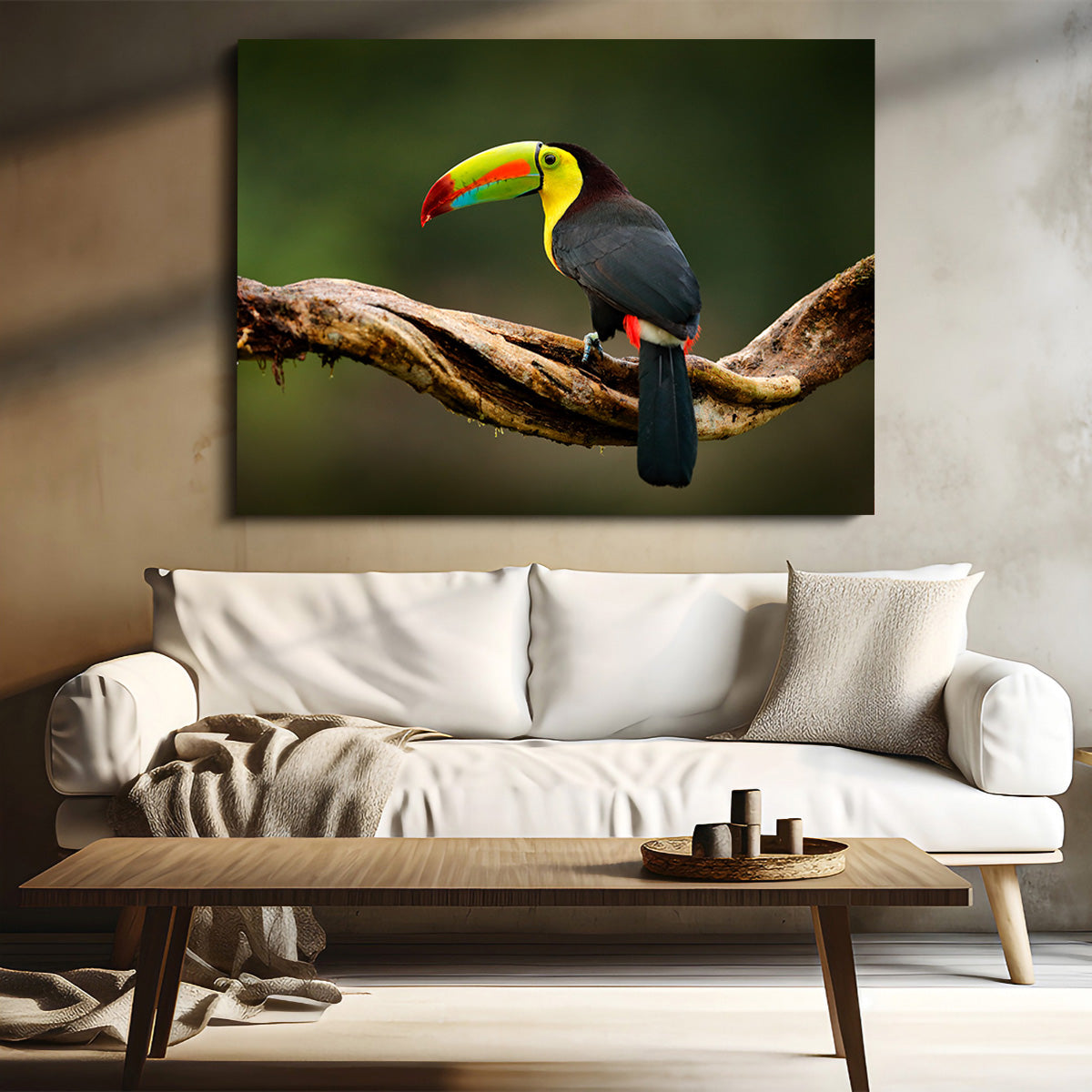 Exquisite Keel - billed Toucan Wall Art for Stunning Home Decor