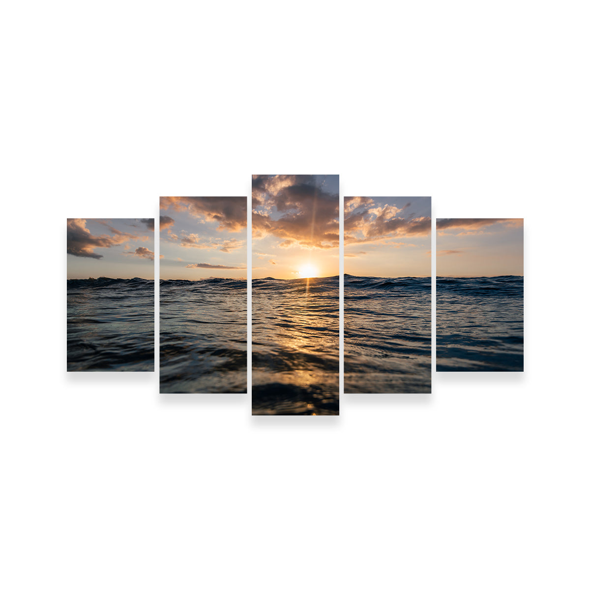 Stunning Sunset Ocean Wall Art by Lucas Moore
