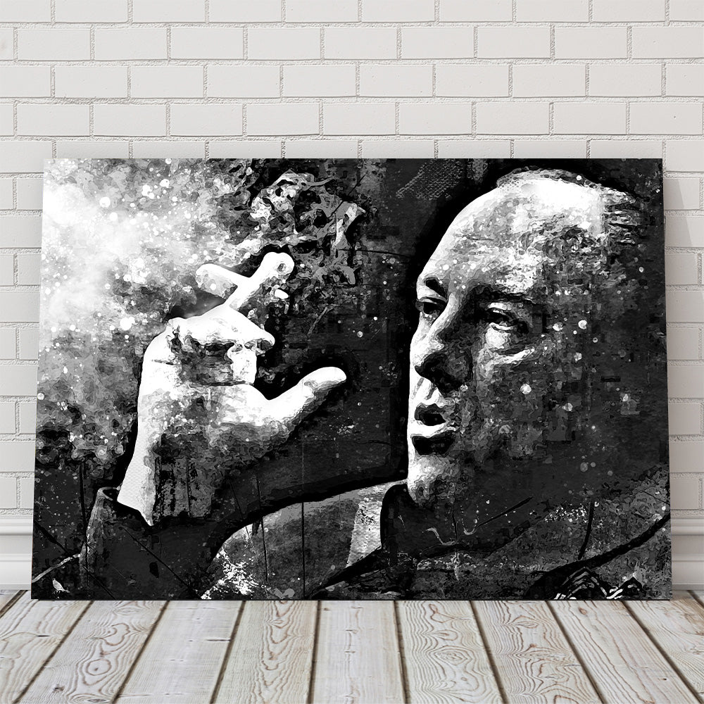 Tony Soprano Stunning Grayscale Wall Art for Home Decor