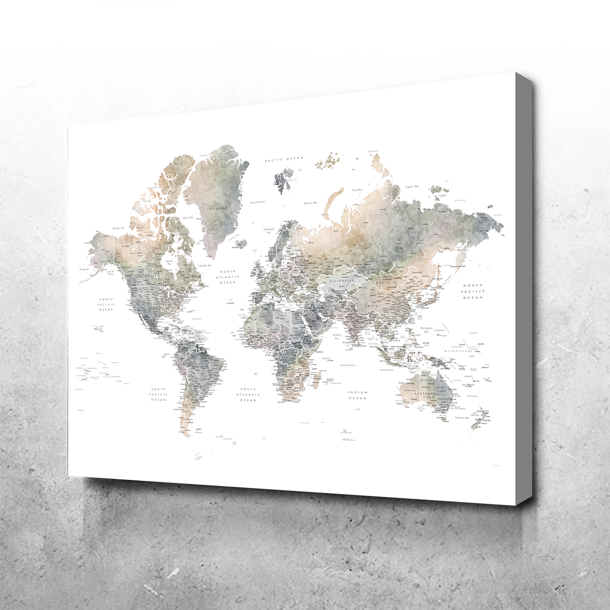 Stunning World Map 36 Wall Art for Your Home Decor