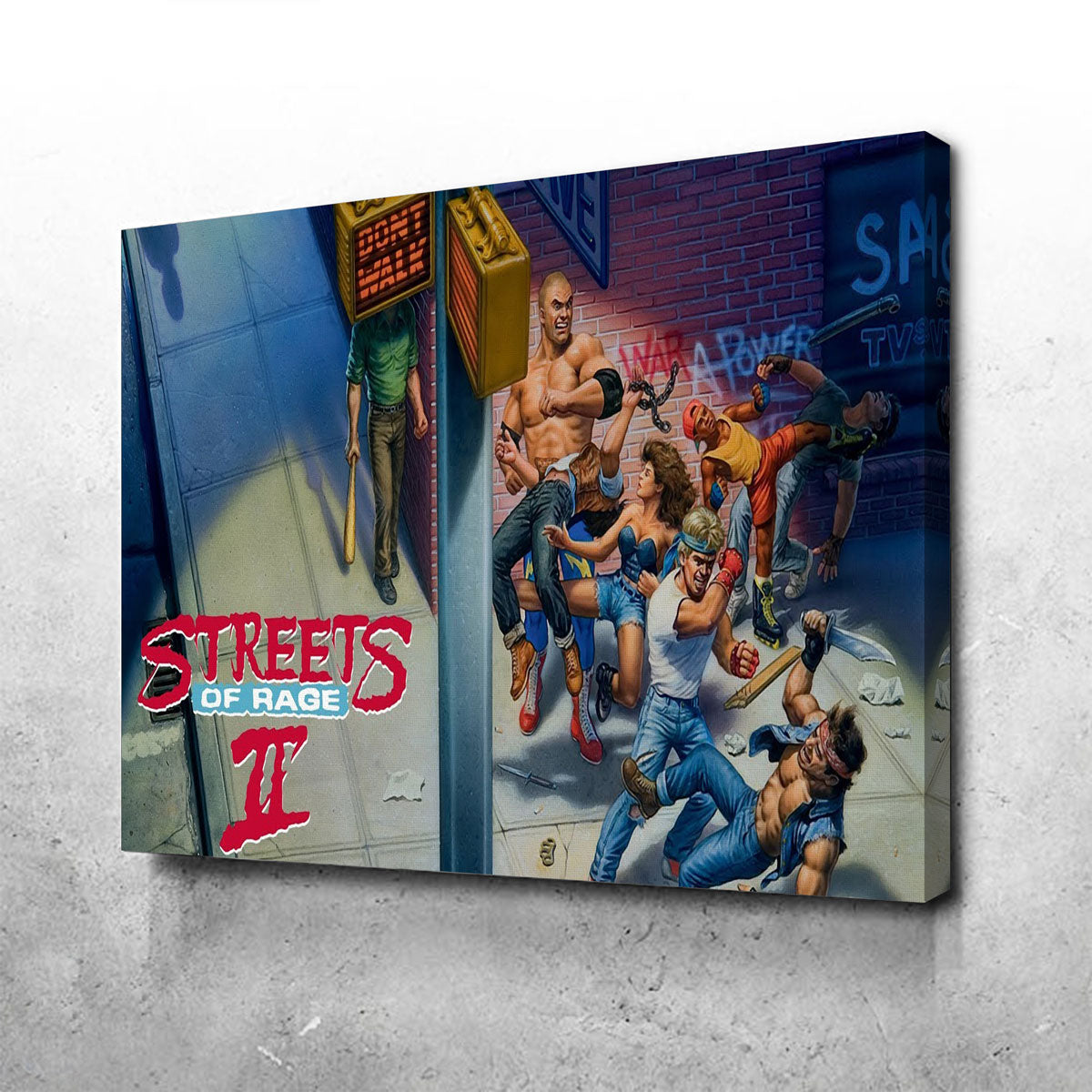 Stunning Streets of Rage 2 Wall Art for Gamers' Decor