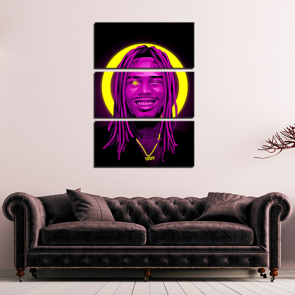 Fetty Wap Stunning Wall Art by Tovu Yovi