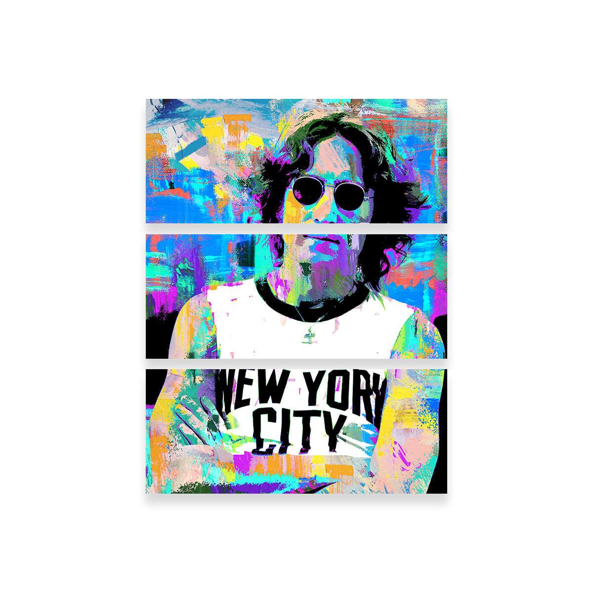 Iconic John Lennon NYC Wall Art by Stephen Chambers