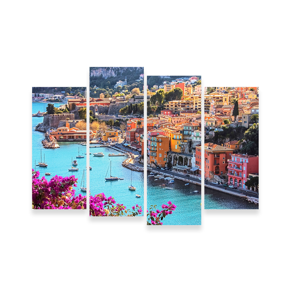 Exquisite Villefranche Wall Art by Manjik Pictures