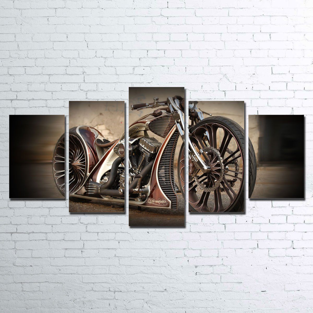 Stunning Thunderbike 5 Piece Wall Art Set for a Captivating Home Decor