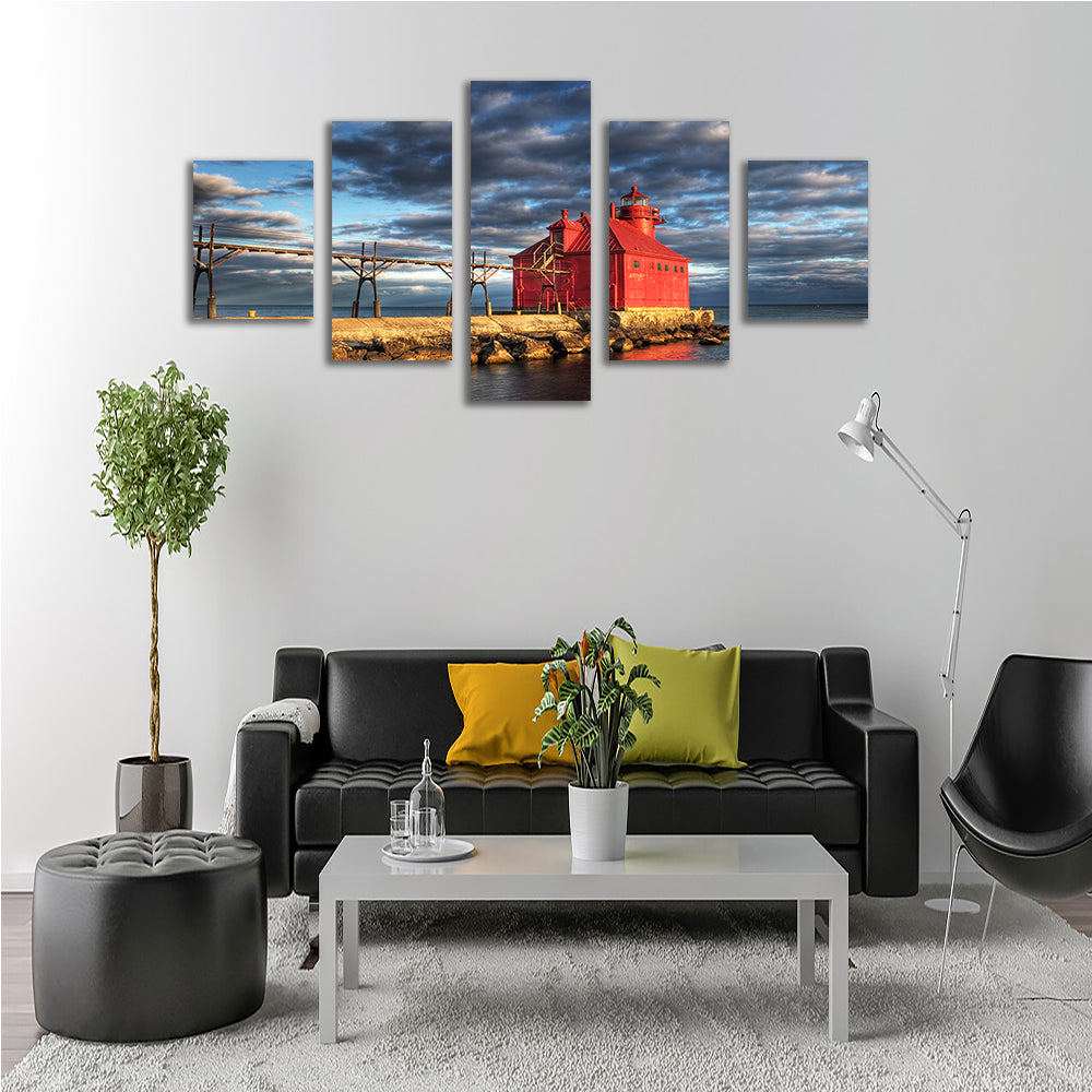 Stunning Sturgeon Bay Lighthouse Wall Art for Your Home Decor