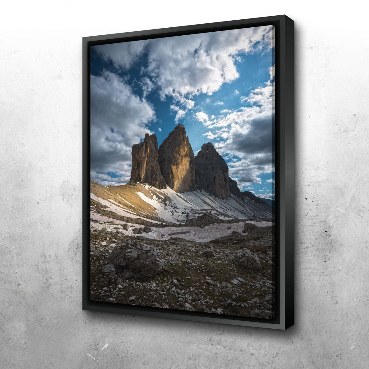 Stunning Tre Cime di Lavaredo Wall Art by Enzo Romano