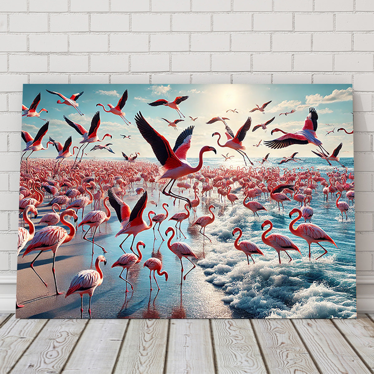 Stunning Flamingo Shore Wall Art for Your Decor