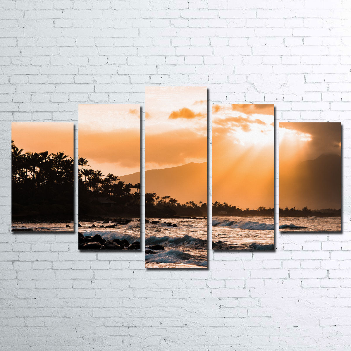 Exquisite Warm Paradise Wall Art by Lucas Moore