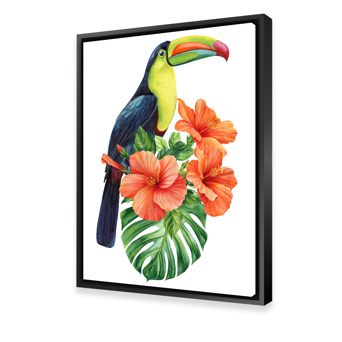 Stunning Toucan Vintage Orange Wall Art for Decorative Appeal