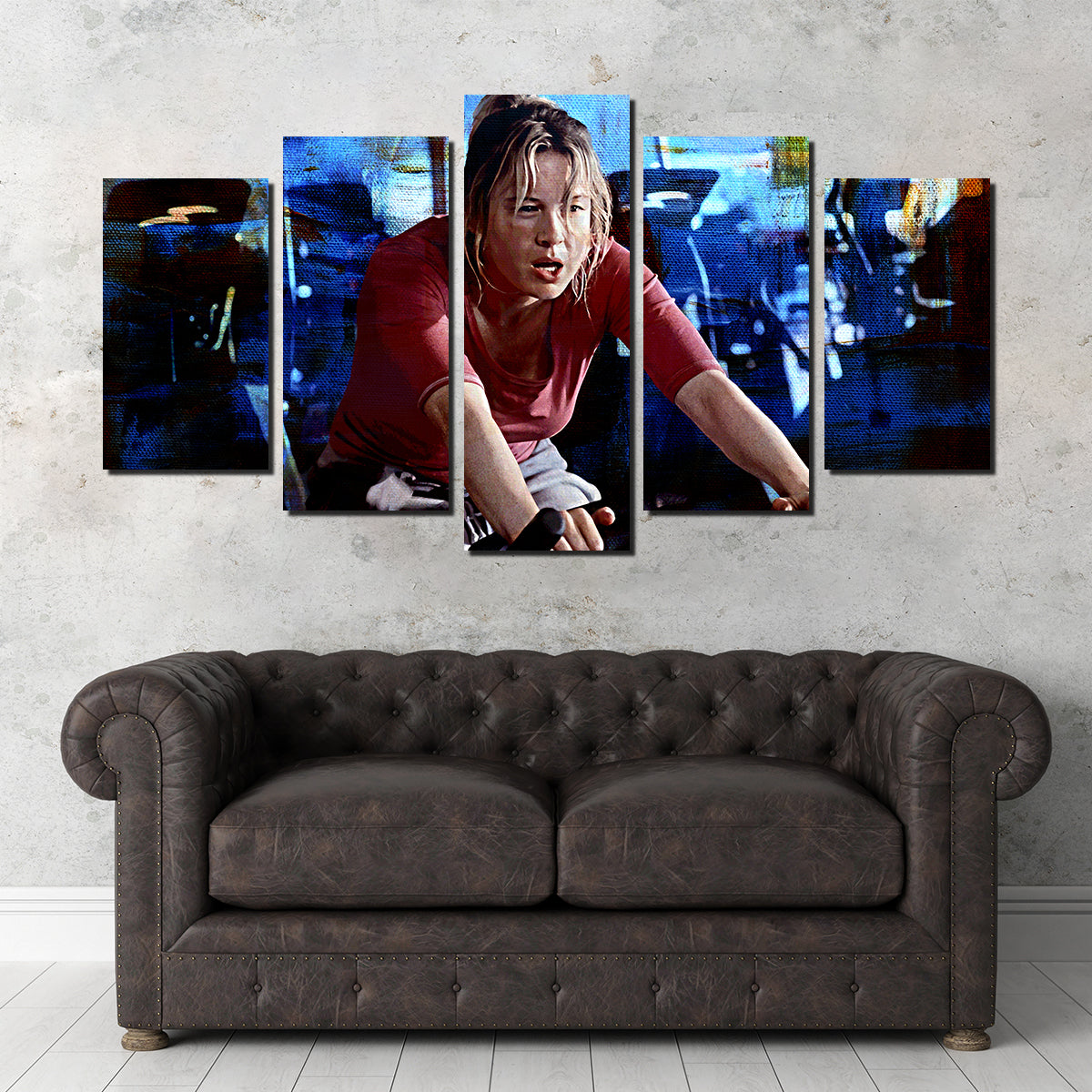 Bridget Jones Workout Inspiring Wall Art for Fitness Enthusiasts