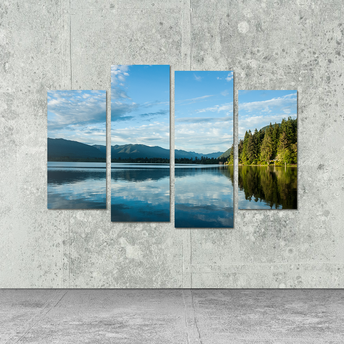 Stunning Lake Quinault Wall Art by Kyle Sherry