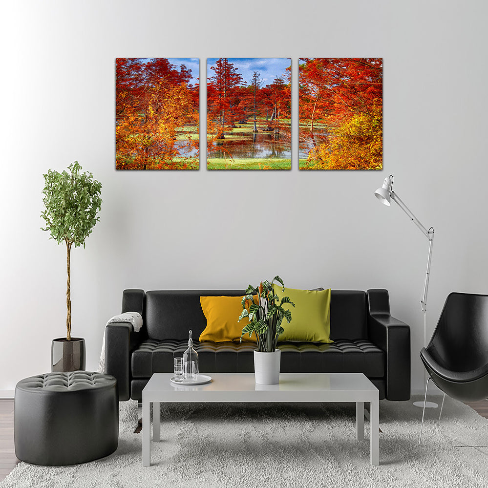 Stunning Lake Conway Cypress Trees Wall Art for Your Home Decor