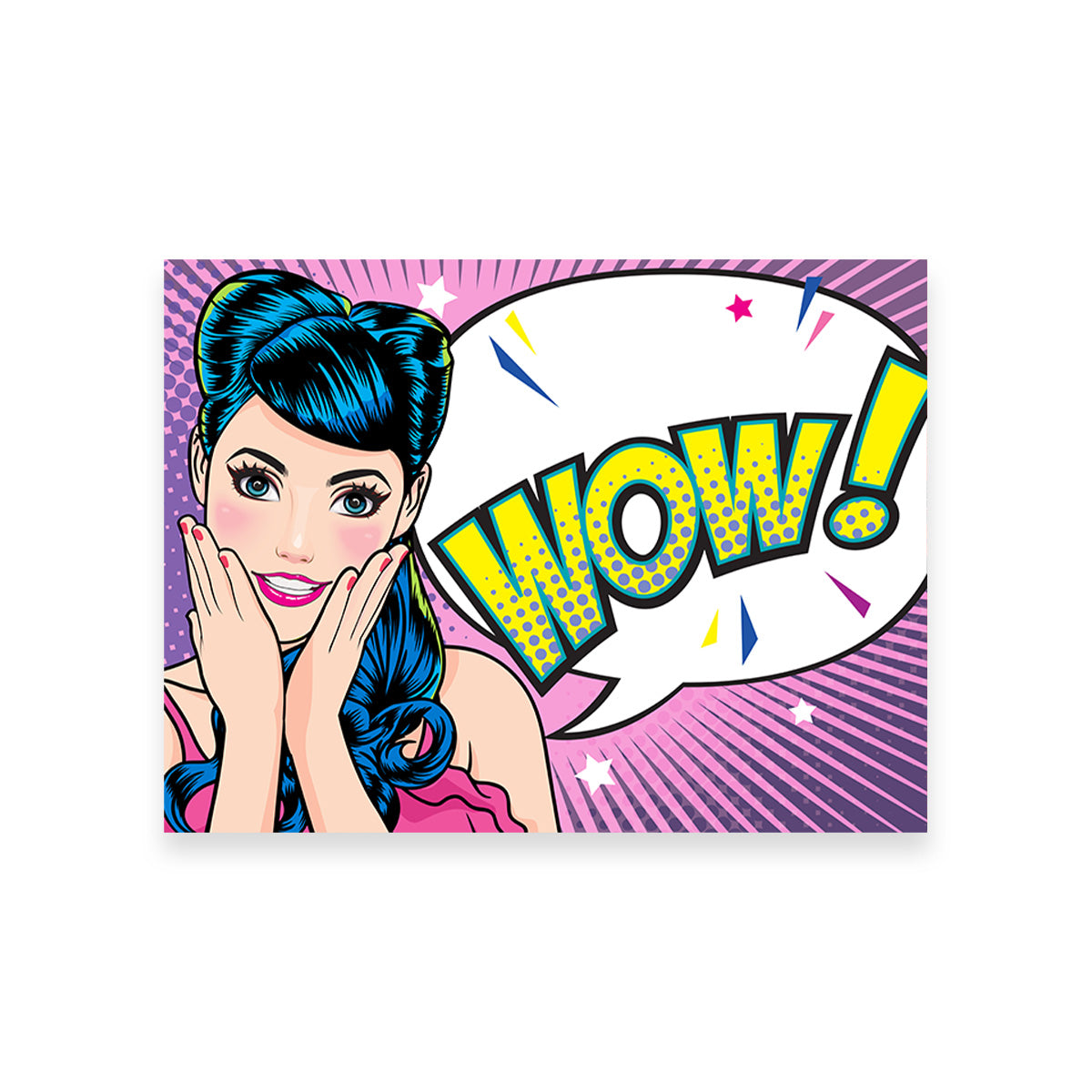 Stunning Wow Wall Art - Ideal for Home Decor