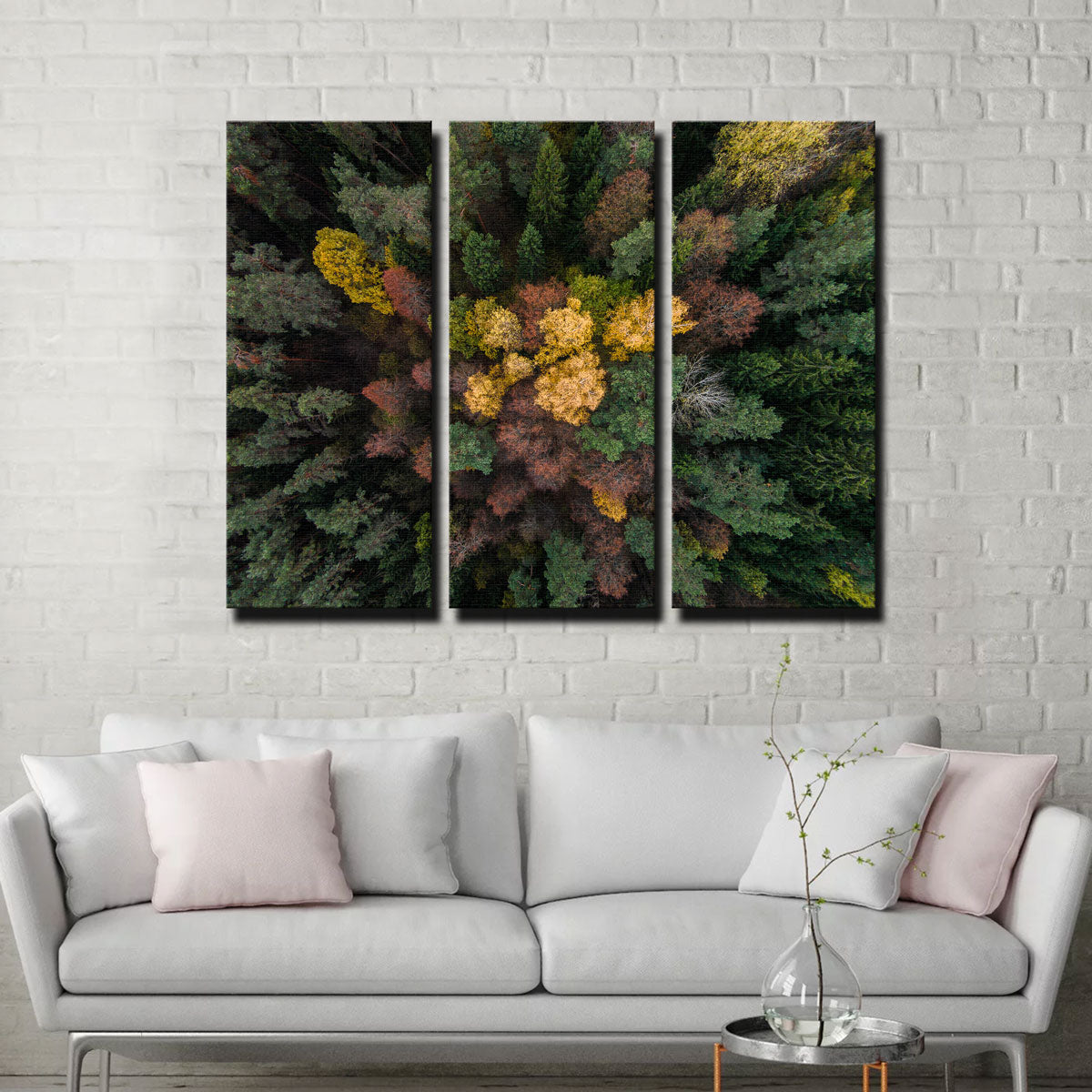 Vibrant Colorful Canopy Wall Art by Karolis Janulis